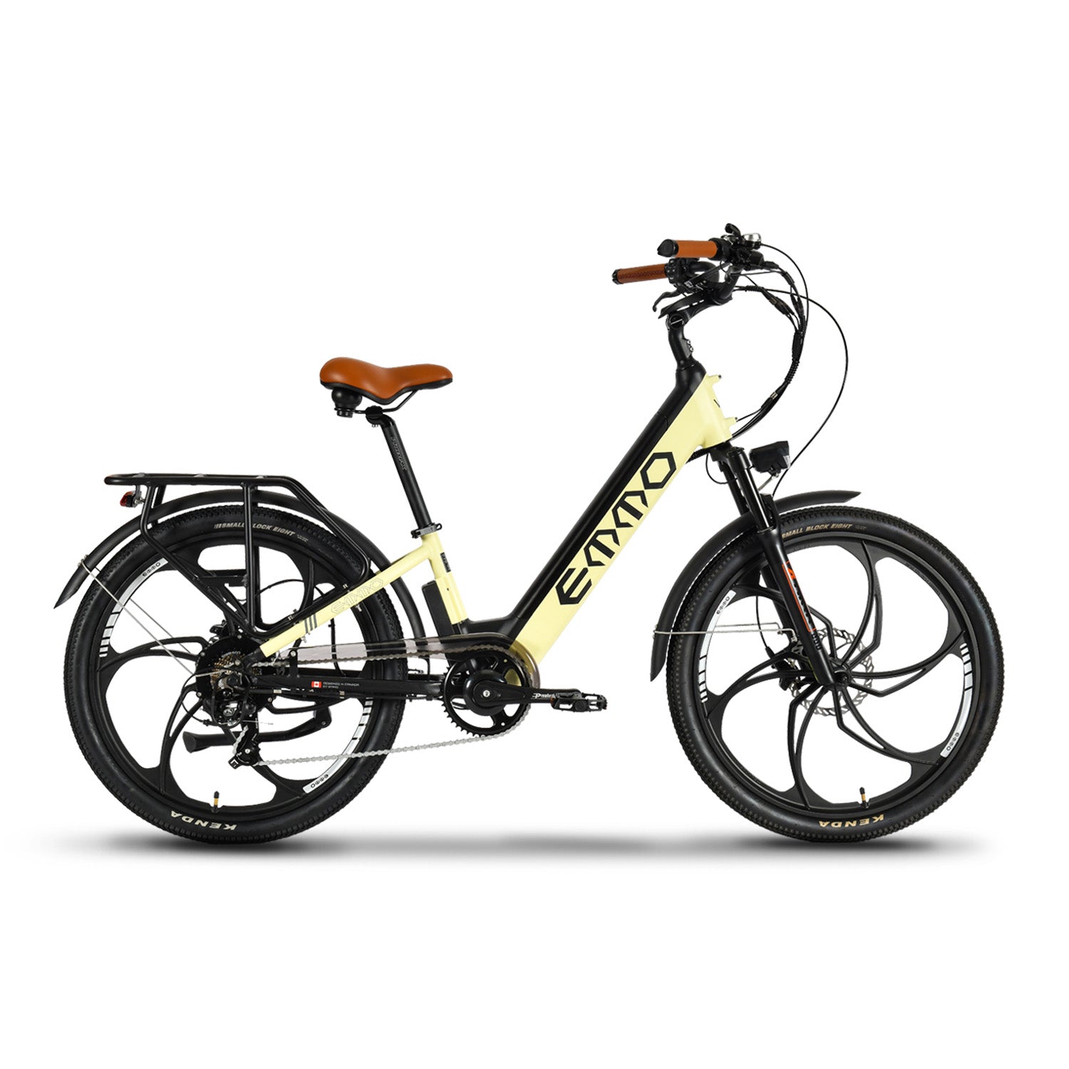 EMMO VMO Pro Electric Bike - Step Thru Commuter Bike 500W - UL 2849 Certified - 48V17.5Ah Battery- Quick Release Adjustable Handlebar Stem