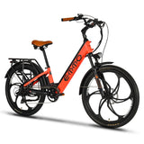 EMMO VMO Pro Electric Bike - Step Thru Commuter Bike 500W - UL 2849 Certified - 48V17.5Ah Battery- Quick Release Adjustable Handlebar Stem