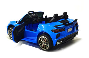 24V Chevrolet Corvette C8 2 Seater DELUXE EDITION Kids Ride on Car with Remote Control