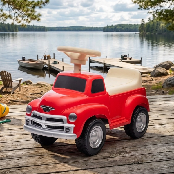 Chevrolet 3100 Vintage Push Car Ride On for Age 1.5 to 4