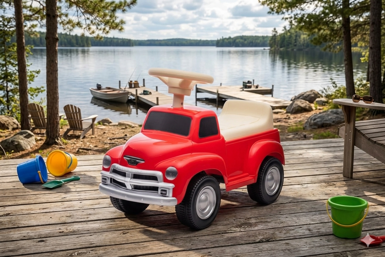 Chevrolet 3100 Vintage Push Car Ride On for Age 1.5 to 4