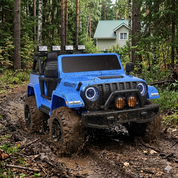 2026 24V Monster Jeep 2 Seater DELUXE Kids Ride On Car with Remote Control