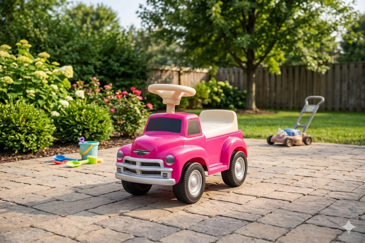 Chevrolet 3100 Vintage Push Car Ride On for Age 1.5 to 4