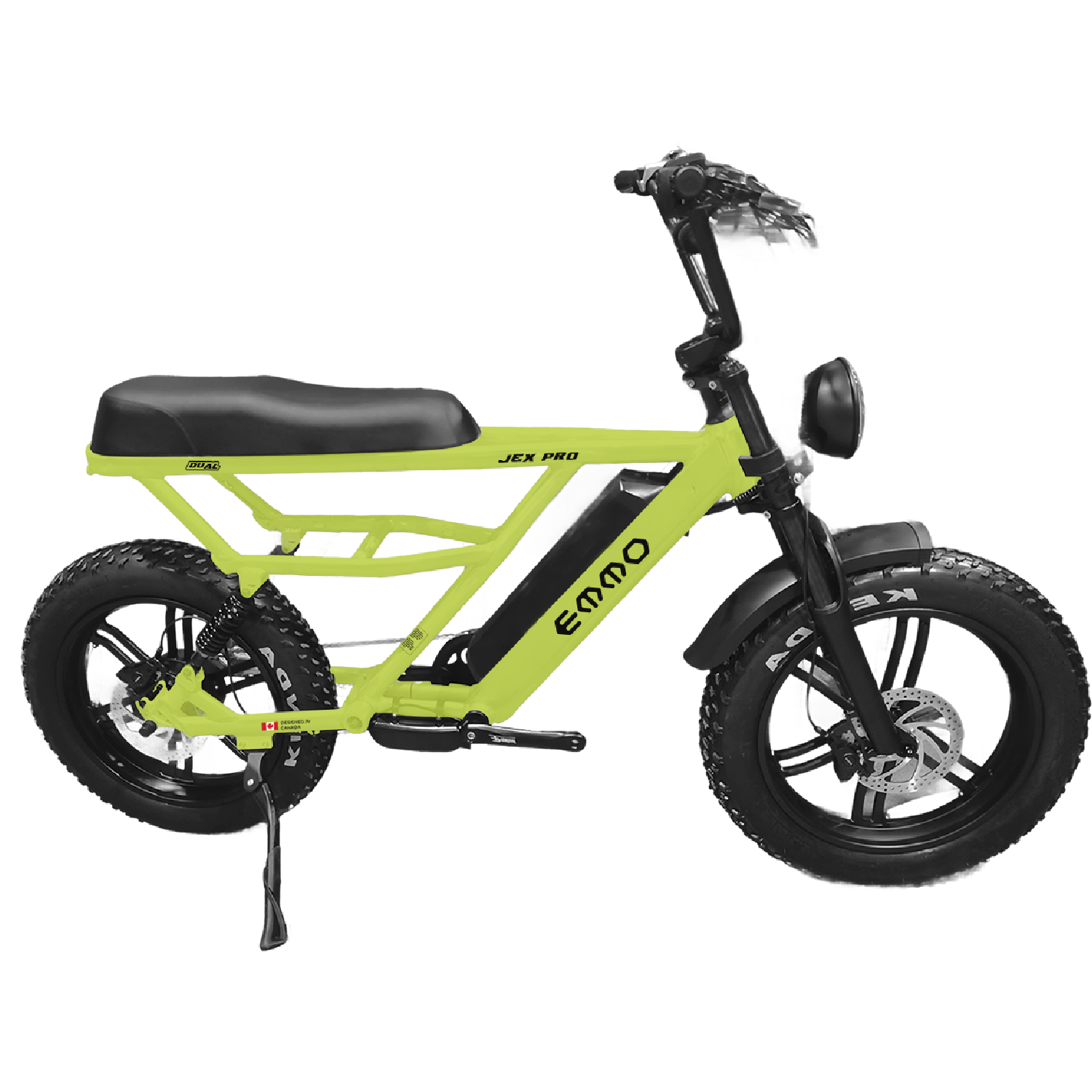 EMMO Jex Pro Fat Tire Electric Bike Adults - Full Suspension - UL Certified - Color Display Turn Signals - SKU: JEX_NL_15