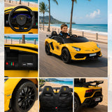 2026 Lamborghini Aventador SVJ 24V XL 2 Seater Kids Ride On Car with Remote Control