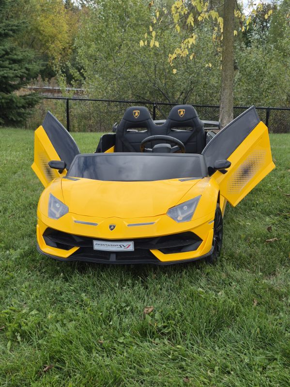 2026 Lamborghini Aventador SVJ 24V XL 2 Seater Kids Ride On Car