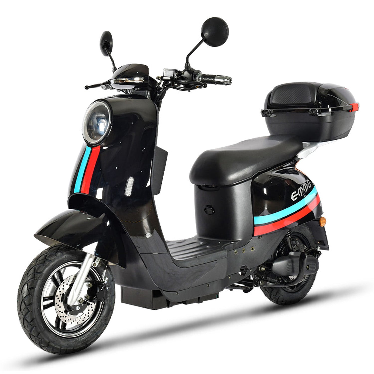 EMMO Merona Electric Scooter - Retro Style Moped Ebike - 60V - QS Motor - Large Storage - SKU: SHOPIFY_CA_8163687432449_44392971370753