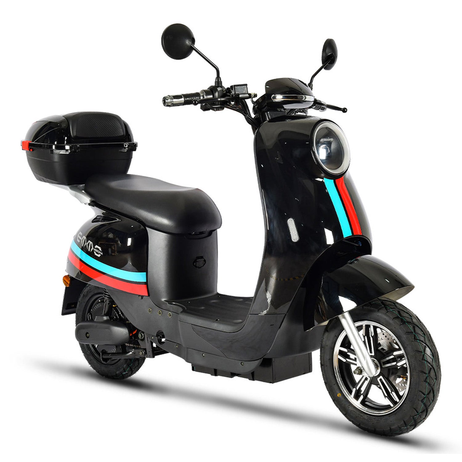 EMMO Merona Electric Scooter - Retro Style Moped Ebike - 60V - QS Motor - Large Storage