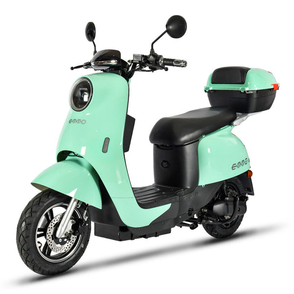 EMMO Merona Electric Scooter - Retro Style Moped Ebike - 60V - QS Motor - Large Storage