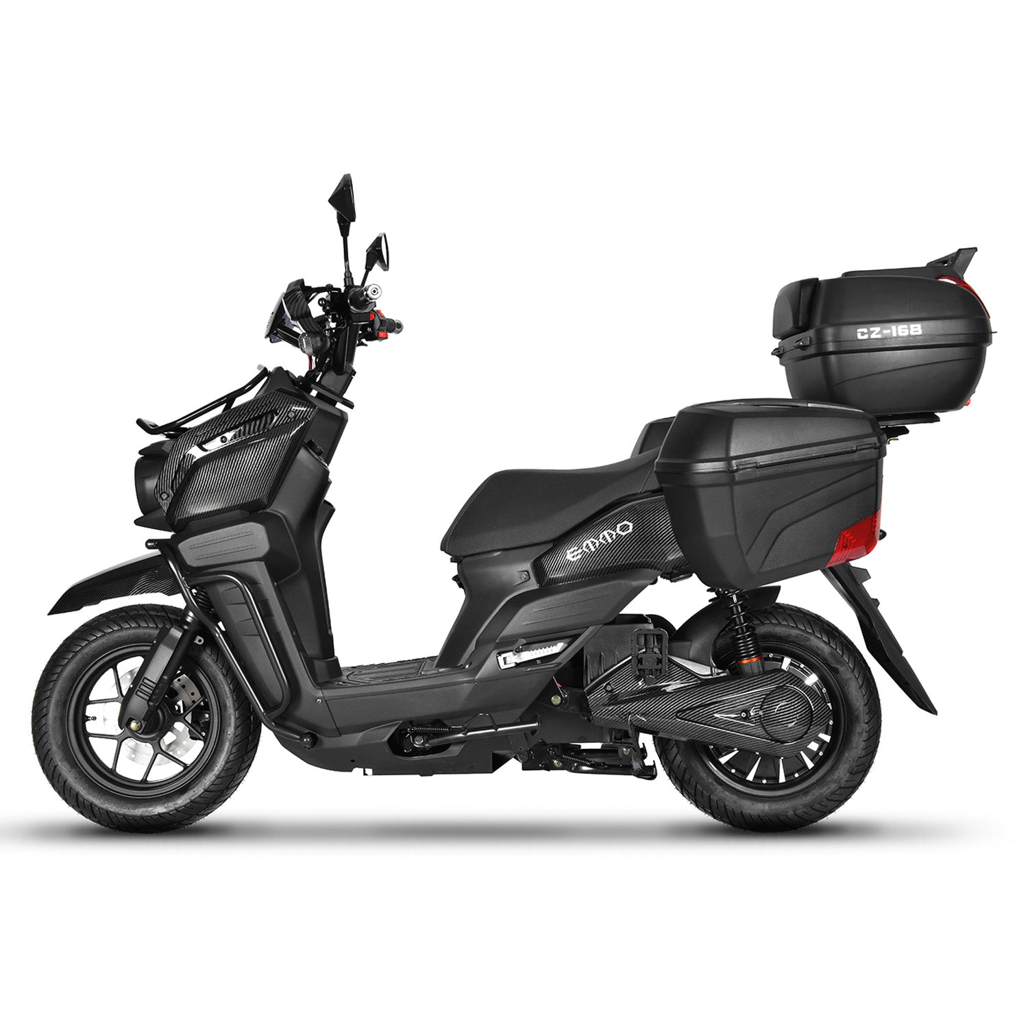 EMMO NOK Ebike - Electric Scooter - Moped for Two - QS Motor - Gloss - NOK (CARBON) - SKU: SHOPIFY_CA_8069536252161_44119512514817