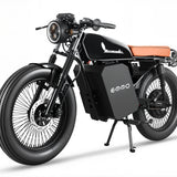 EMMO NOMADO Cafe Racer Electric Motorcycle - Removable SLA Battery - 40 - QS Torque Motor