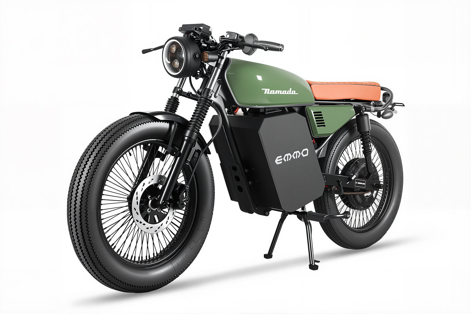 EMMO NOMADO Cafe Racer Electric Motorcycle - Removable SLA Battery - 40 - QS Torque Motor