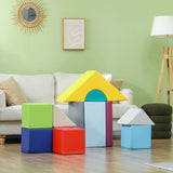 Soozier 11-Piece Kids Crawl and Climb Activity Play Set for Climbing, Crawling, Sliding, Multicolored