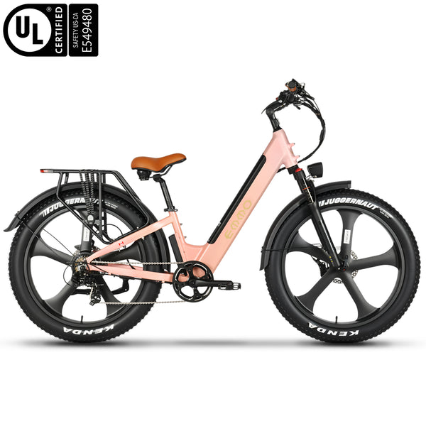 EMMO VFO Pro Fat Tire Electric Bike Adults – Step Thru – 750W Torque Sensor – UL Certified – Up to 110km