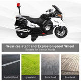 2025 24V Police 2 Seater Motorcycle with Rubber Tires