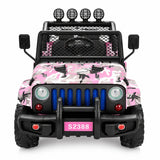 2026 Camo Jeep 12V Kids Ride On Car with Remote Control