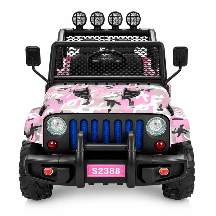2026 Camo Jeep 12V Kids Ride On Car with Remote Control