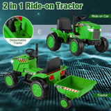 Tractor 12V Kids Ride On Car with Remote Control