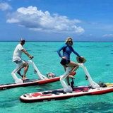 Red Shark ENJOY Water Bike with Optional Electric Power Fin Attachment