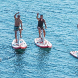 Red Shark ENJOY Water Bike with Optional Electric Power Fin Attachment