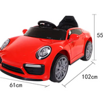 Porsche Style Kids Ride On Car with Remote Control