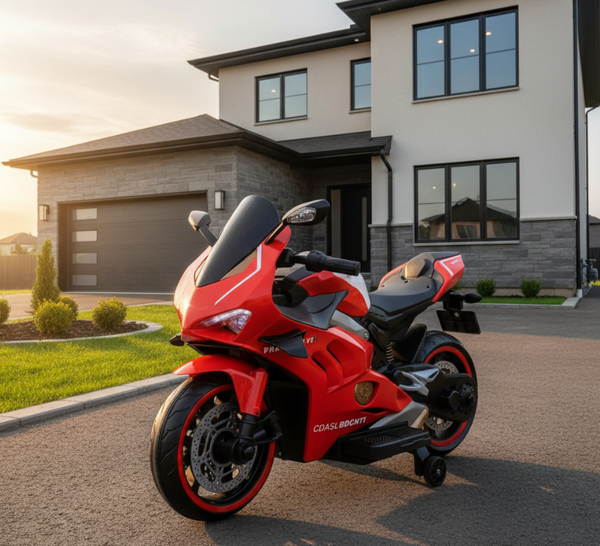 2026 Ducati Style 12V Kids Motorcycle for Age 3 to 8