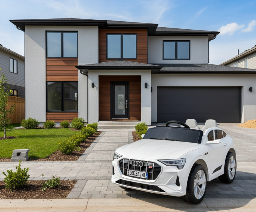 2026 Audi E-tron Sportback 12V Kids RIde On Car with Remote Control