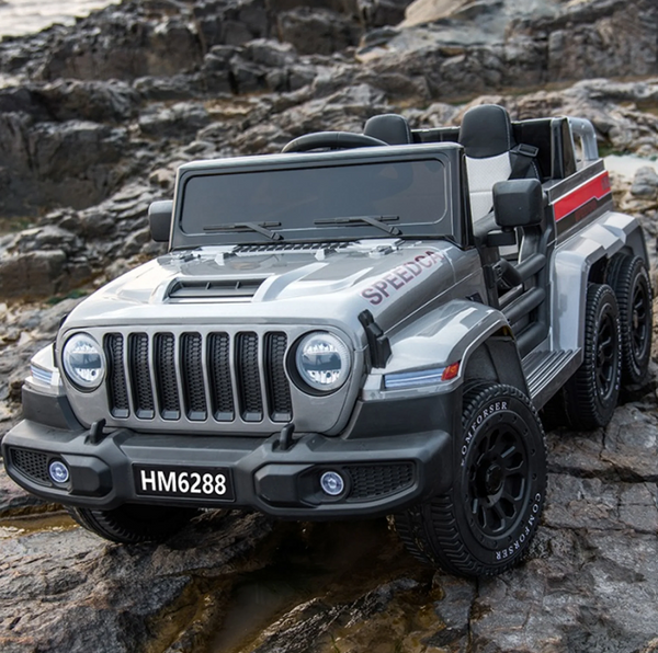 Jeep Style Deluxe Kids Ride-On Car with Remote