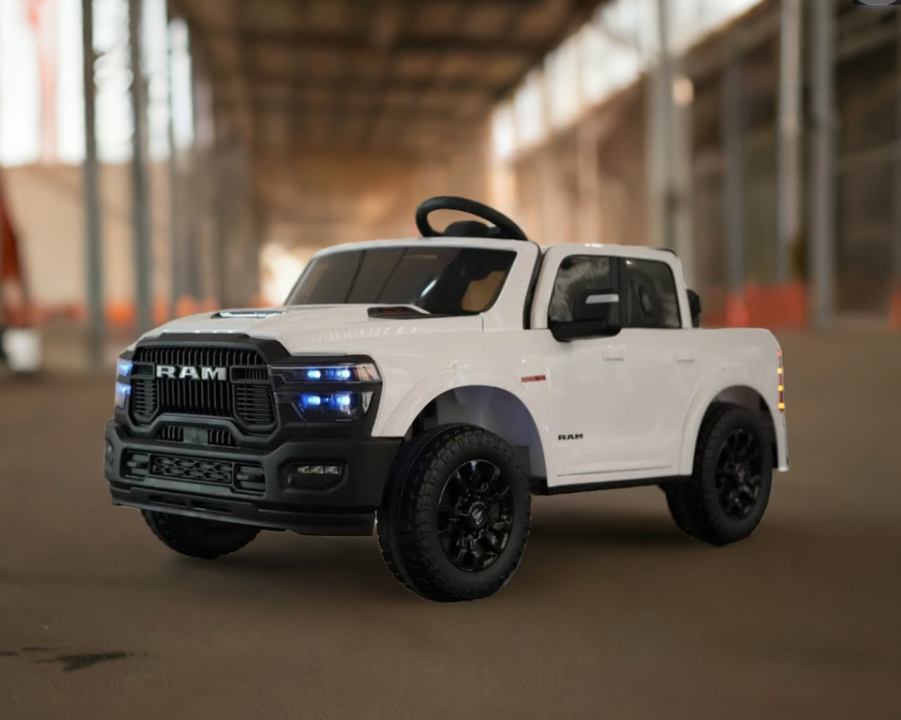 2025 Dodge Ram 24V 2 Seater Kids Ride On Car with Remote Control
