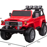 2025 24V Toyota FJ-40 2 Seater Kids Ride On Car with Remote Control DELUXE