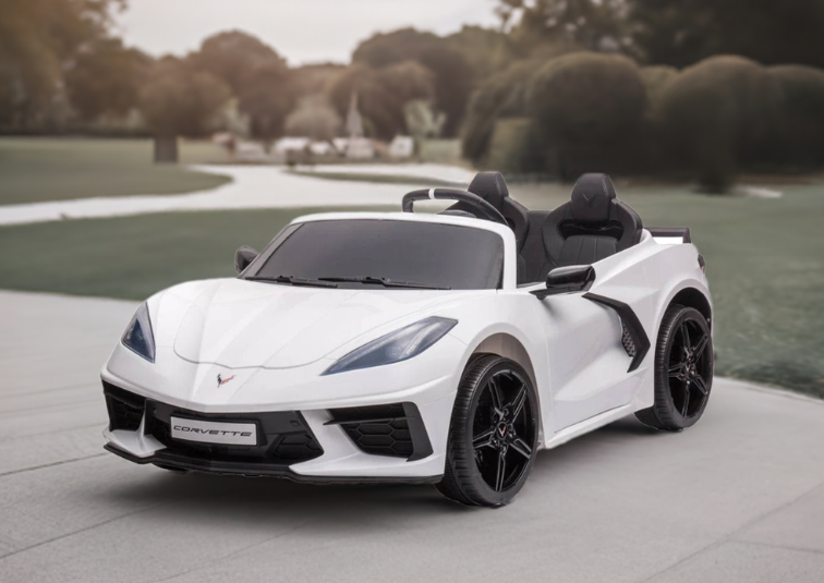2025 24V Chevrolet Corvette C8 2 Seater DELUXE EDITION Kids Ride on Car with Remote Control