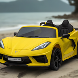 2025 24V Chevrolet Corvette C8 2 Seater DELUXE EDITION Kids Ride on Car with Remote Control