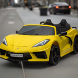 2025 24V Chevrolet Corvette C8 2 Seater DELUXE EDITION Kids Ride on Car with Remote Control