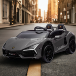 24V Lamborghini Revuelto 4x4 2 Seater Kids Ride On Car with Remote Control black