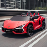 24V Lamborghini Revuelto 4x4 2 Seater Kids Ride On Car with Remote Control red
