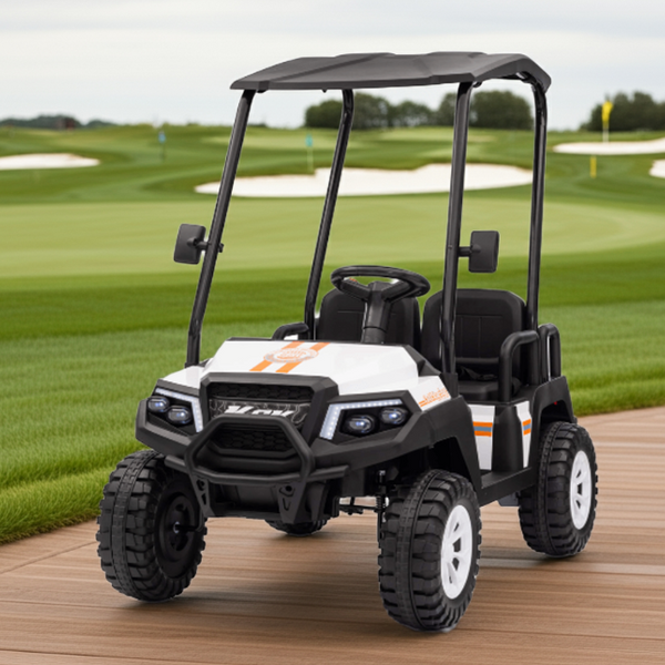 2026 Golf Cart 4 Seater 24V 4X4 Kids Ride On Car with Remote Control