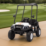 2025 Golf Cart 4 Seater 24V 4X4 Kids Ride On Car with Remote Control