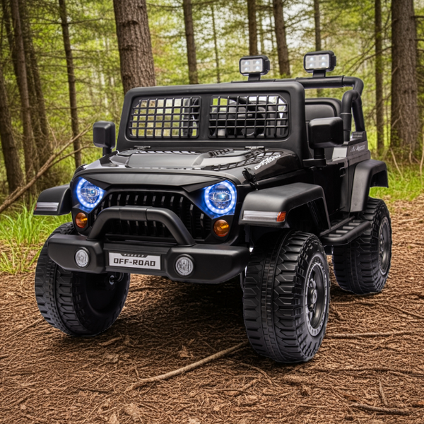 2026 Rugged Jeep Style 12V Kids Ride On Car with Remote Control