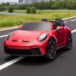 2026 24V Porsche 911 GT3 2 Seater Kids Ride On Car - NEW Silent Motor