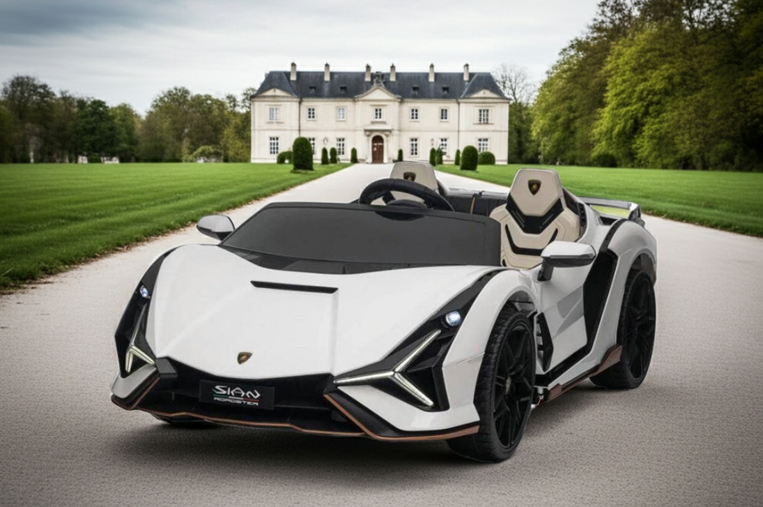 2026 Lamborghini Sian 24V 4x4 2 Seater Kids Ride On Car with Remote Control