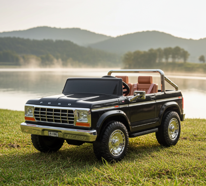PREORDER 24V Ford F150 Retro 4x4 2 Seater Kids Ride On Car