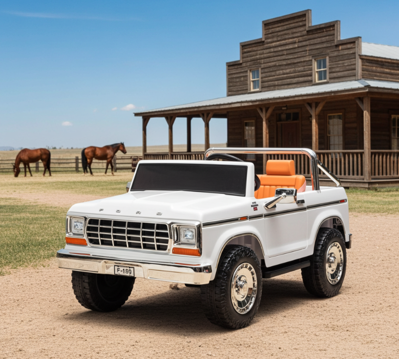 PREORDER 24V Ford F150 Retro 4x4 2 Seater Kids Ride On Car