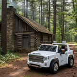 2026 UPGRADED GMC Sierra 24V 2 Seater Kids Ride On Car With Remote Control