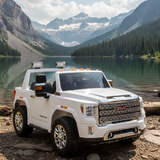 2026 UPGRADED GMC Sierra 24V 2 Seater Kids Ride On Car With Remote Control