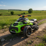 2026 24V 3 Wheel SPIDER 2 Seater Ride On Motorcycle Age 3 to 7 with Remote Control