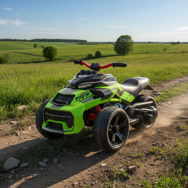 2026 24V 3 Wheel SPIDER 2 Seater Ride On Motorcycle Age 3 to 7 with Remote Control