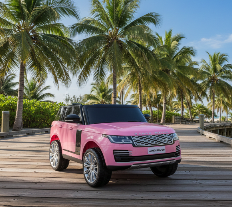 2026 Range Rover HSE 2 Seater 24V Kids Ride On Car With Remote Control DELUXE MODEL WITH LEATHER SEATS AND RUBBER TIRES