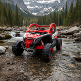 2026 2X24V CAN AM MAVERICK 4X4 2 Seater DELUXE Kids Ride On Car with Remote Control