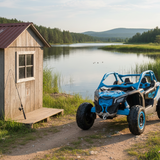 2026 2X24V CAN AM MAVERICK 4X4 2 Seater DELUXE Kids Ride On Car with Remote Control