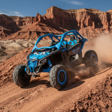 2026 2X24V CAN AM MAVERICK 4X4 2 Seater DELUXE Kids Ride On Car with Remote Control